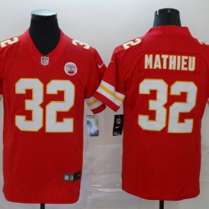 Men's Kansas City Chiefs Chiefs #32 Tyrann Mathieu Red Vapor Untouchable Limited Jersey