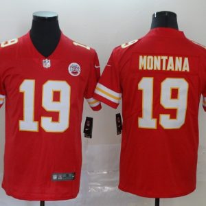 Men's Kansas City Chiefs Chiefs #19 Montana Red Vapor Untouchable Limited Jersey