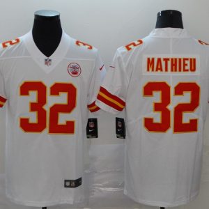 Men's Kansas City Chiefs Chiefs #32 Tyrann Mathieu White Vapor Untouchable Limited Jersey