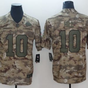 Nike Kansas City Chiefs Chiefs #10 Hill Camo Salute to Service Retired Player Limited Jersey