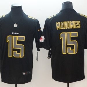 Nike 2018 Kansas City Chiefs Chiefs #15 Mahomes II Fashion Impact Black Color Rush Limited Jersey