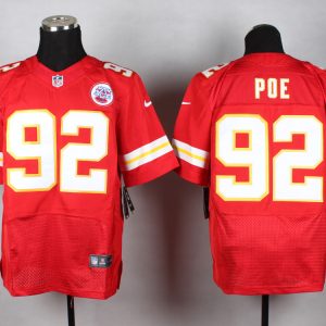 Nike Kansas City Chiefs Chiefs #92 Poe Red Elite Jersey