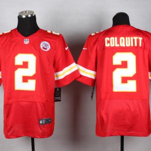 Nike Kansas City Chiefs #2 Colquitt Red Elite Jersey