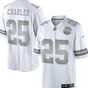 NFL Kansas City Chiefs Chiefs #25 Charles Platinum Jersey