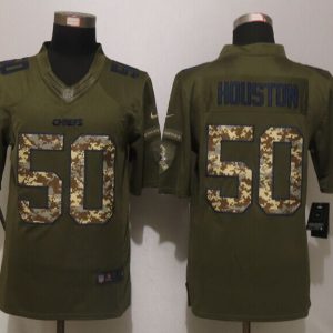 New Nike Kansas City Chiefs 50 Houston Salute To Service Limited Jersey