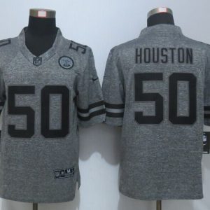 New Nike Kansas City Chiefs #50 Houston Gray Mens Stitched Gridiron Gray Limited Jersey