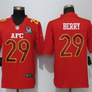 NFL Kansas City Chiefs Chiefs #29 Berry AFC All Star Red Jersey