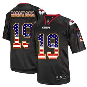 NFL Kansas City Chiefs Chiefs #19 Montana USA Flag Jersey