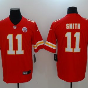 NFL Kansas City Chiefs #11 Smith Red Vapor Limited Jersey