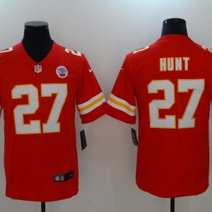 NFL Kansas City Chiefs Chiefs #27 Hunt Red Vapor Limited Jersey