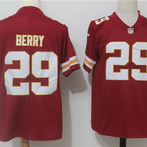 NFL Kanas City Chiefs #29 Berry Red Vapor Limited Jersey