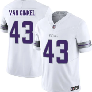 Men's Minnesota Vikings #43 Andrew Van Ginkel White F.U.S.E. Winter Warrior Limited Jersey