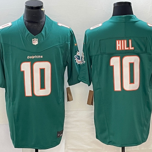Men's Miami Dolphins #10 Tyreek Hill Aqua 2023 F.U.S.E. Color Rush Limited Jersey