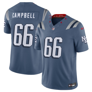 Men's New England Patriots Patriots #66 Will Campbell 2025 F.U.S.E. ??Rivalries?? Vapor Limited Jersey