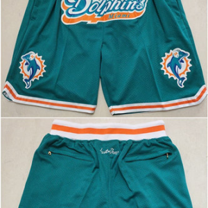 Miami Dolphins Aqua Shorts (Run Small)