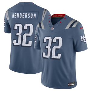 Men's New England Patriots Patriots #32 TreVeyon Henderson 2025 F.U.S.E. ??Rivalries?? Vapor Limited Jersey