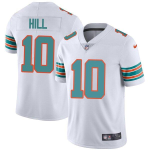 Men??s Miami Dolphins #10 Tyreek Hill White Color Rush Limited Jersey