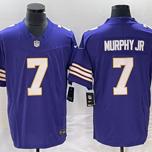Men's Minnesota Vikings #7 Murphy Jr Purple 2023 F.U.S.E. Vapor Untouchable Limited Jersey