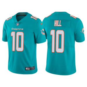 Men??s Miami Dolphins #10 Tyreek Hill Aqua Vapor Untouchable Limited Jersey
