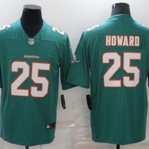 Men's Miami Dolphins #25 Howard Green Vapor Untouchable Limited Jersey