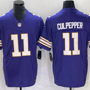 Men's Minnesota Vikings Daunte #11 Culpepper Purple 2023 F.U.S.E. Vapor Untouchable Limited Jersey