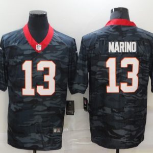 Men's Miami Dolphins #13 Dan Marino Camo Limited  Jersey