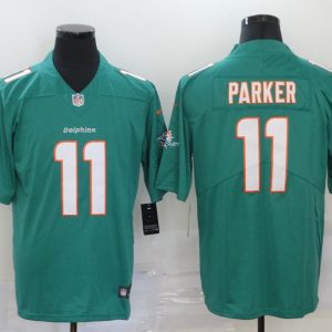 Men's Miami Dolphins #11 Parker Green Vapor Untouchable Limited Jersey