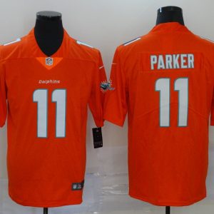 Men's Miami Dolphins #11 Parker Orange Vapor Untouchable Limited Jersey