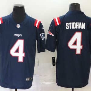 Men's New England Patriots Patriots #4 Stidham Navy 2020 Vapor Untouchable Limited Jersey