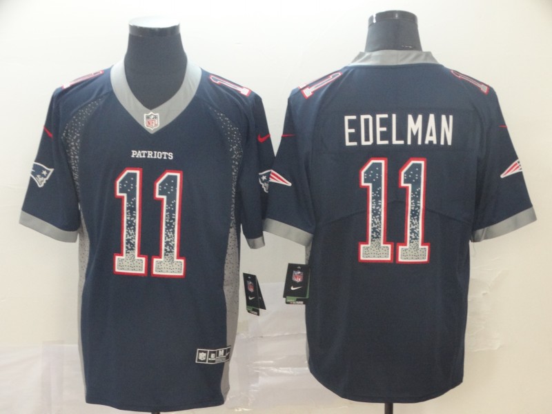 Men's New England Patriots Patriots #11 Julian Edelman Color Rush Limited Jersey