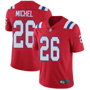 New England Patriots Patriots #26 Sony Michel Red Vapor Untouchable Limited NFL Jersey