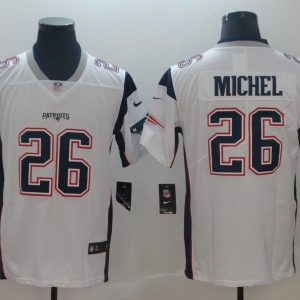 New England Patriots Patriots #26 Sony Michel White Vapor Untouchable Limited NFL Jersey