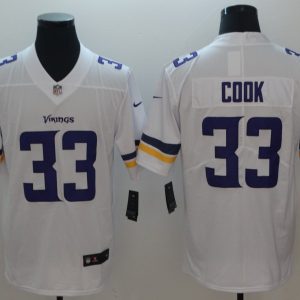 NFL Minnesota Vikings #33 Cook White Vapor Untouchable Limited Jersey
