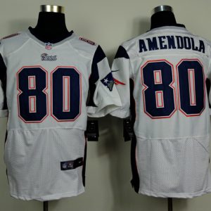 Nike New England Patriots patriots #80 Amendola Elite White Jersey