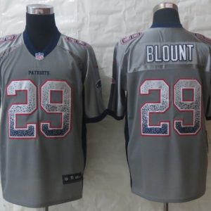 2014 Nike New England Patriots Patriots 29 Blount Drift Fashion Grey Elite Jersey