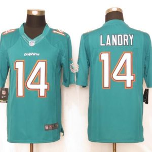 New Nike Miami Dolphins 14 Landry Green Limited Jerseys