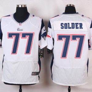 Nike New England Patriots Patriots #77 Solder Elite White Jersey