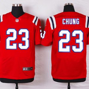 Nike New England Patriots Patriots #23 Chung Elite Red Jersey