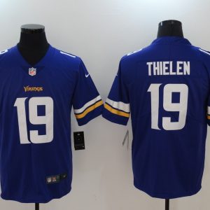 NFL Minnesota Vikings #19 Thielen Vapor Limited Purple Jersey