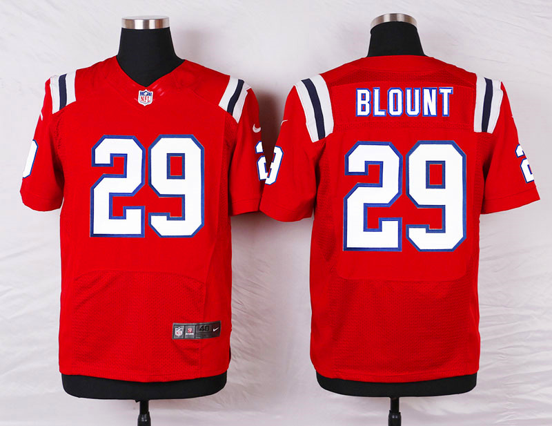 Nike New England Patriots Patriots #29 Blount Elite Red Jersey