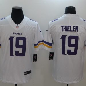 NFL Minnesota Vikings #19 Thielen Vapor Limited Purple Jersey
