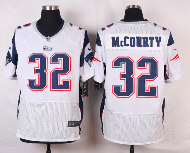 Nike New England Patriots Patriots #32 McCourty Elite White Jersey