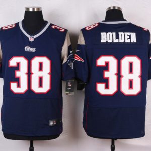 Nike New England Patriots Patriots #38 Bolden Elite Blue Jersey