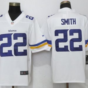 NEW Nike Minnesota Vikings 22 Smith White 2017 Vapor Untouchable Limited Jersey