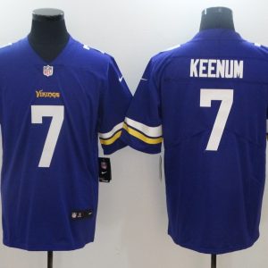 NFL Minnesota Vikings #7 Keenum Purple Vapor Limited Jersey
