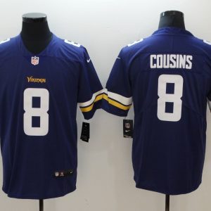 NFL Minnesota Vikings #8 Cousins Purple Vapor Limited Jersey