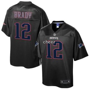 Mens New England Patriots Patriots Tom Brady Pro Line Black Reverse Fashion Jersey