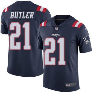 NFL New England Patriots Patriots #21 Butler Blue Rush Jersey