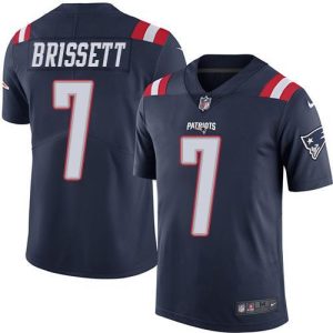 NFL New England Patriots Patriots #7 Brissett Blue Rush Jersey
