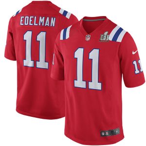 Julian Edelman New England Patriots Patriots Nike Super Bowl LI Elite Jersey Red